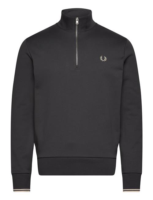 Half Zip Sweatshirt Fred Perry Black