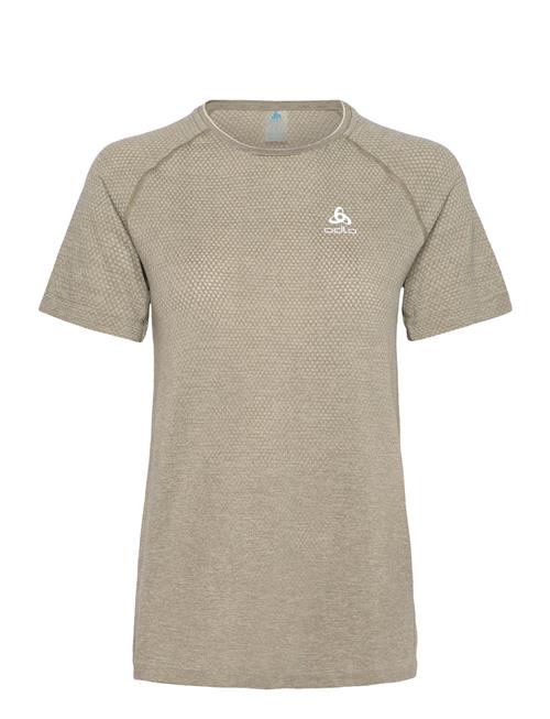 Odlo W T-Shirt Crewneck S/S Essential Seamless Odlo Khaki