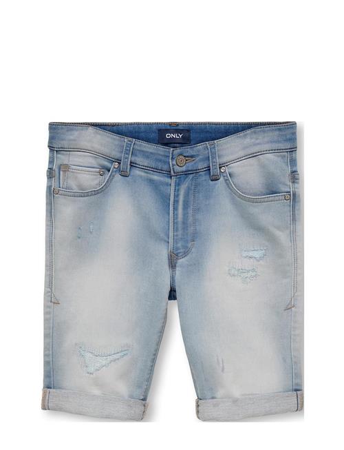 Kobmatt Slim Turnup Jg Shorts Gen097 Kids Only Blue