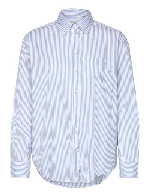 Rel Luxury Oxford Striped Bd Shirt GANT Blue