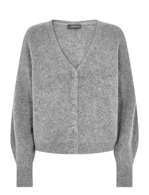 Mmthora V-Neck Knit Cardigan MOS MOSH Grey