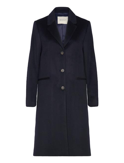 Classic Tailored Wool Coat GANT Navy