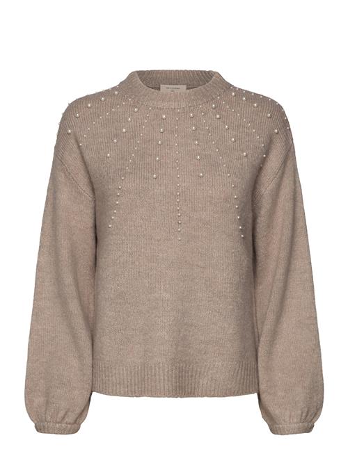 Se Fqpearl-Pullover FREE/QUENT Beige ved Booztlet