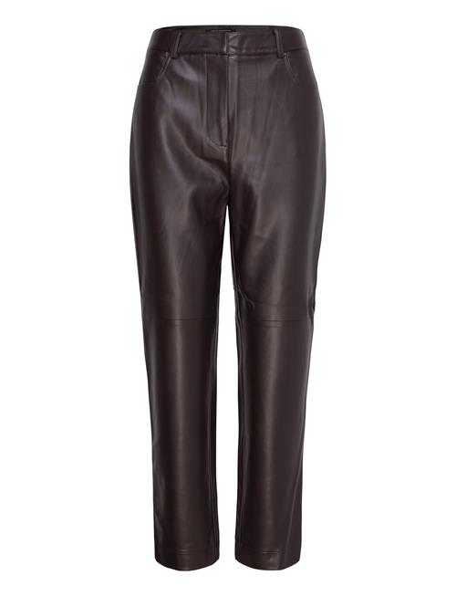 Crolenda Pu Trousers French Connection Brown