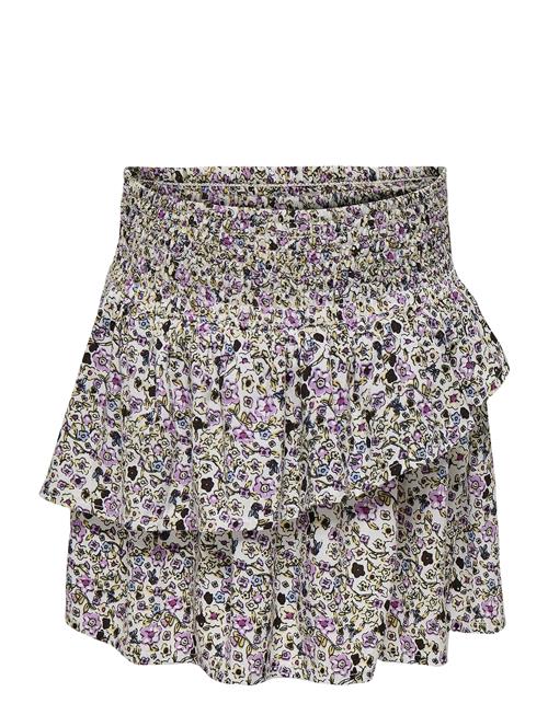 Kmgbella Life Short Layer Skort Aop Wvn Kids Only Blue