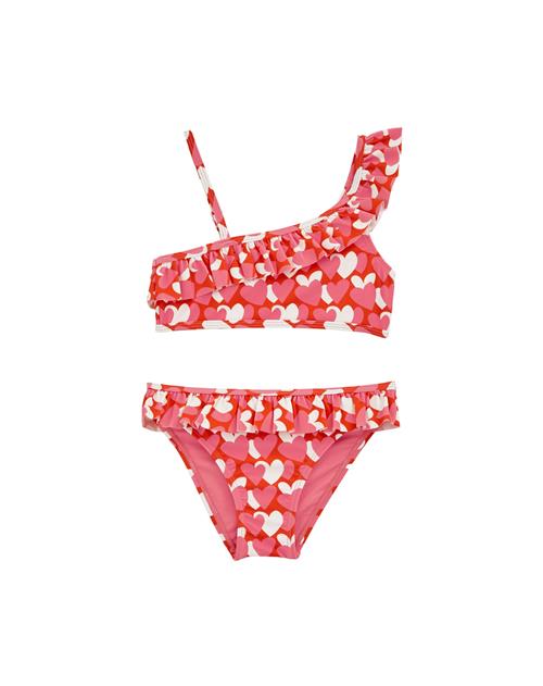 WE Fashion Bikini  lys pink / rød / hvid