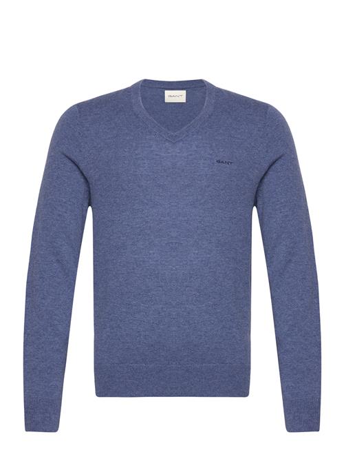 Extrafine Lambswool V-Neck GANT Blue