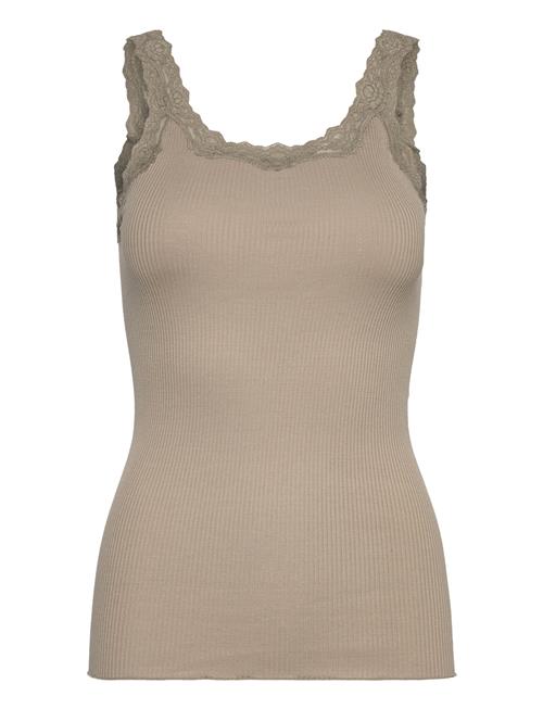 Rwbabette Silk Sl Deep Back Lace To Rosemunde Khaki