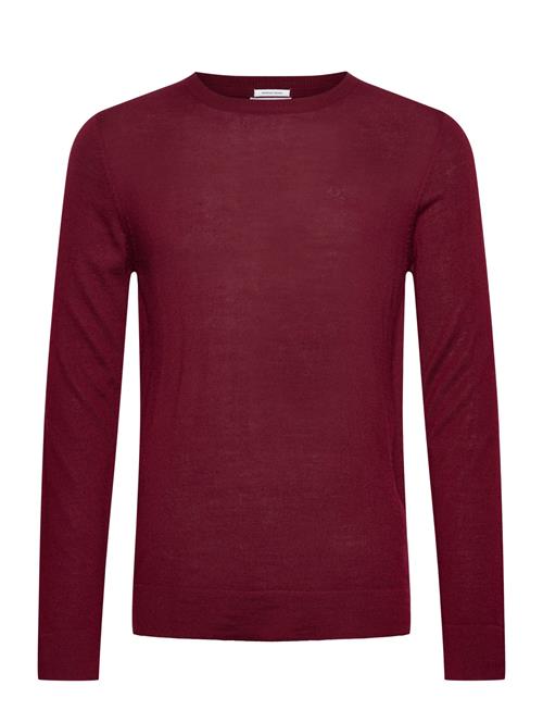 Merino Knit O-Neck Lindbergh Red