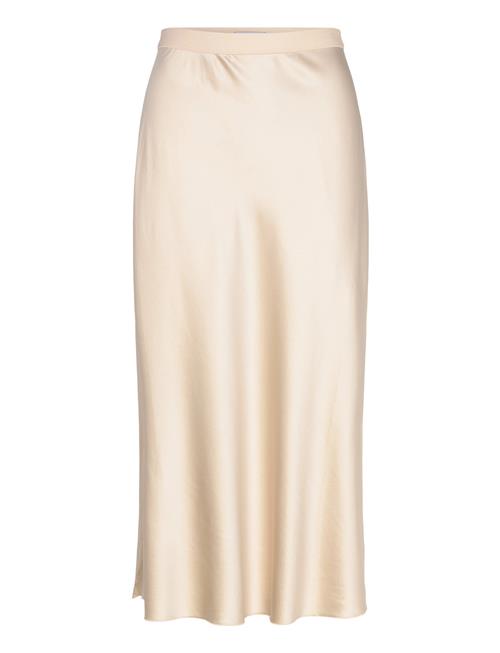 Hana Satin Silk Skirt Ahlvar Gallery Cream