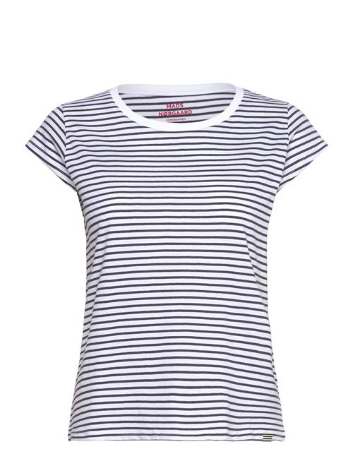 Organic Favorite Stripe Teasy Mads Nørgaard Blue