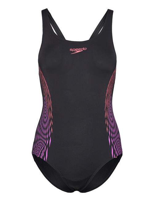 Womens Placement Muscleback Speedo Black