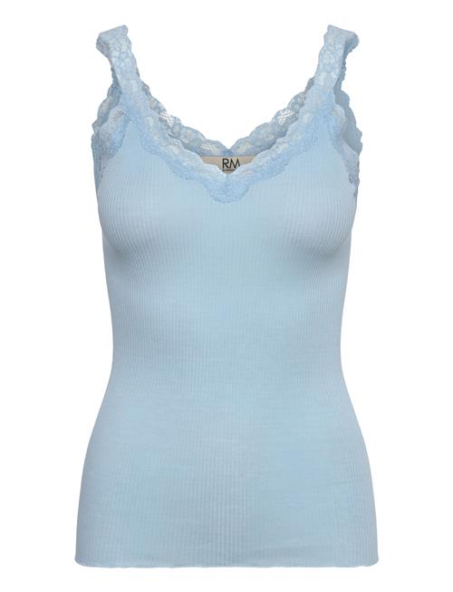 Rmwbalta Modal Sl V-Neck Top RM By Rosemunde Blue