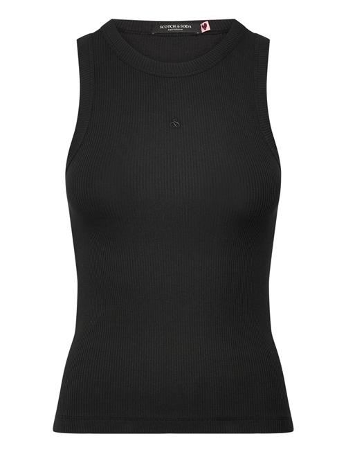 Se Core Rib Racer Tank Scotch & Soda Black ved Booztlet