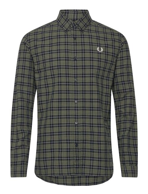 Tartan Oxford Shirt Fred Perry Green