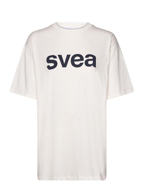 Smaustin Boxy Logo Ss T-Shirt Svea White