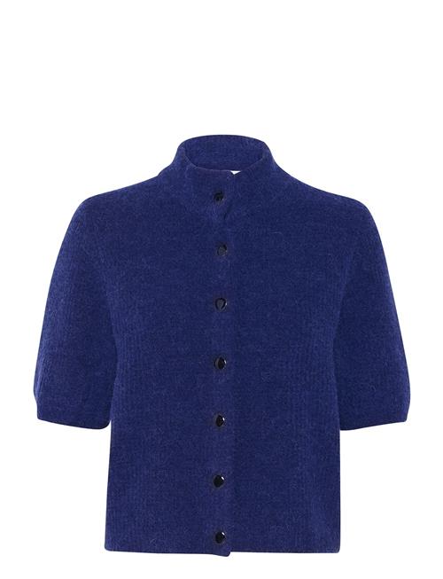 Alphagz Ss Short Cardigan Gestuz Blue