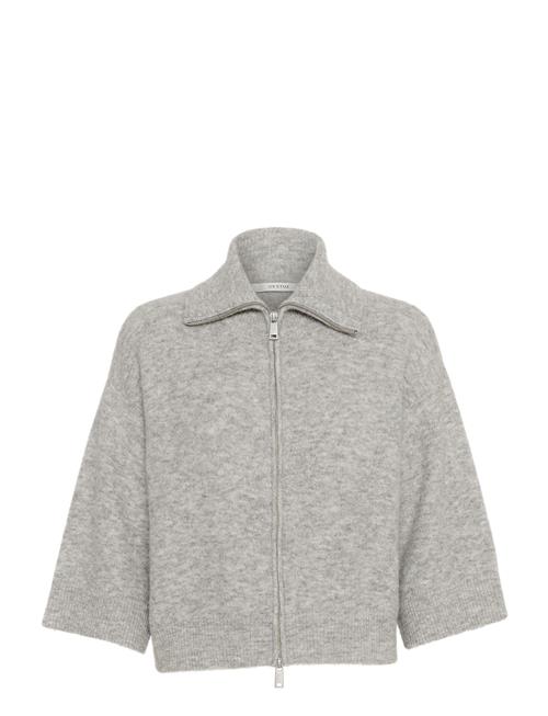 Gzalpha Ss Cardigan Gestuz Grey