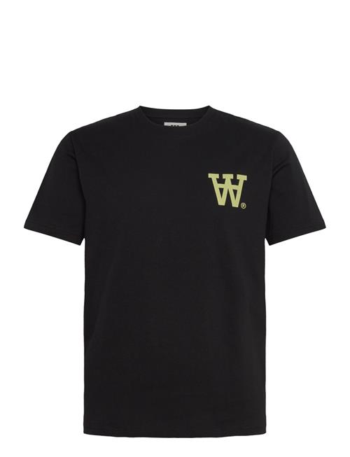 Wwace Aa Chest Print Tshirt DOUBLE A BY W.W. Black