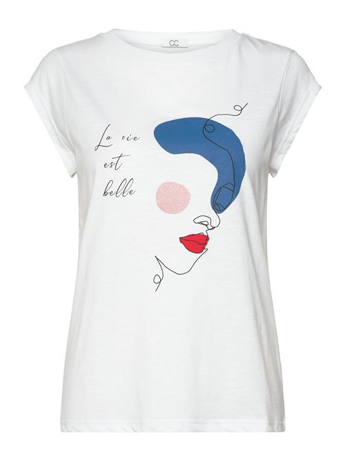 Cc Heart Face T-Shirt - Cap Sleeve Coster Copenhagen White