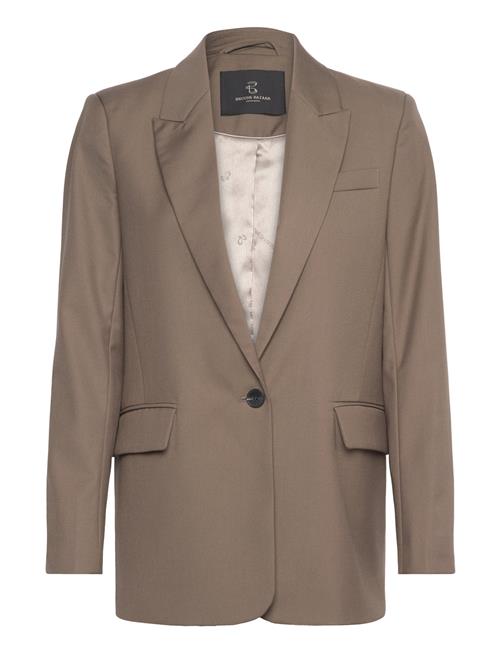 Se Carotabbfrida Blazer Bruuns Bazaar Brown ved Booztlet