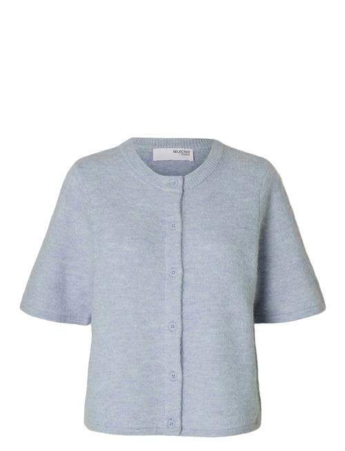 Slflulu 2/4 Knit Cardigan Noos Selected Blue