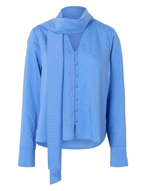 Se Slflucia Ls Tie Shirt B Selected Blue ved Booztlet