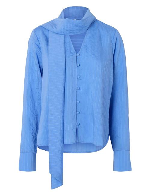 Slflucia Ls Tie Shirt B Selected Femme Blue