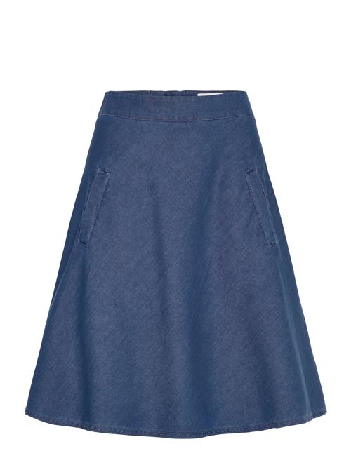 Soft Denim Stelly Skirt Mads Nørgaard Blue