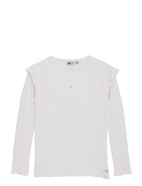 T-Shirt Ls Fancy Rib Daily 7 White