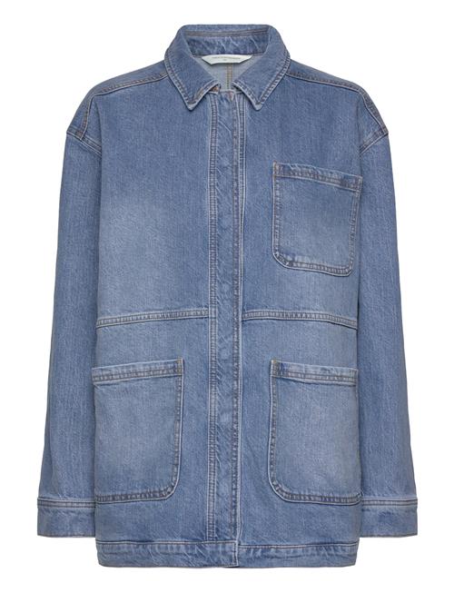 Se Mscheli Ada Denim Jacket MSCH Copenhagen Blue ved Booztlet