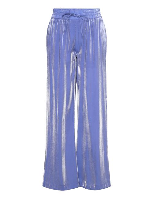 Se Dante6-Soir Shimmer Wide Leg Pants Dante6 Blue ved Booztlet