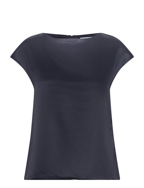 Yui Satin Top Ahlvar Gallery Navy