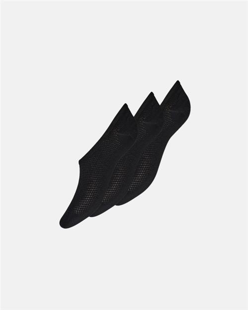 Footies "No show" 3-pak | Polyamid | Sort