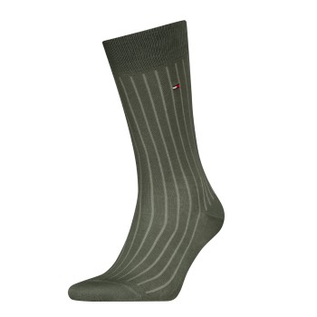 Tommy Hilfiger Legwear Tommy Hilfiger Strømper Premium Rib Crew Socks Grøn Str 43/44 Herre