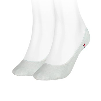 Tommy Hilfiger Legwear Tommy Hilfiger Strømper 2P Women Invisible Footie Socks Hvid Str 35/38 Dame