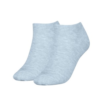 Tommy Hilfiger Legwear Tommy Hilfiger Strømper 2P Women Sneaker Sock Lyseblå Str 39/42 Dame