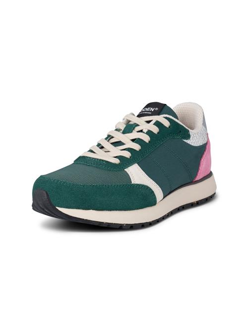 WODEN Sneaker low 'Ronja Reflective'  grøn / gammelrosa / naturhvid