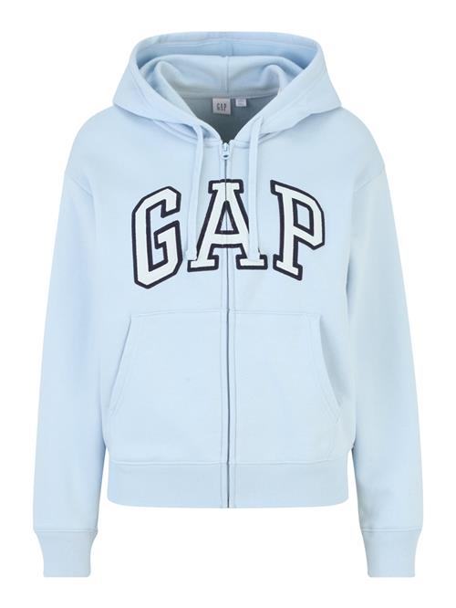 Gap Petite Sweatjakke 'HERITAGE'  marin / lyseblå / offwhite