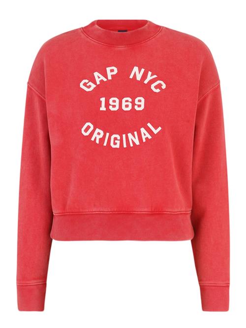 Se Gap Petite Sweatshirt  rød / hvid ved About You