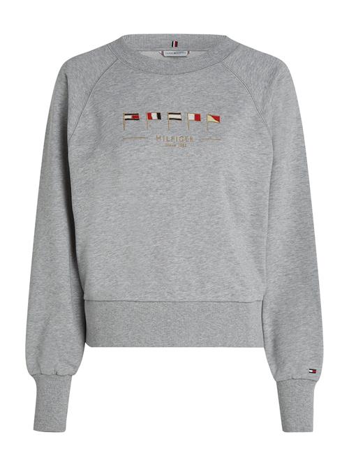 TOMMY HILFIGER Sweatshirt  gylden gul / grå-meleret / rød / hvid