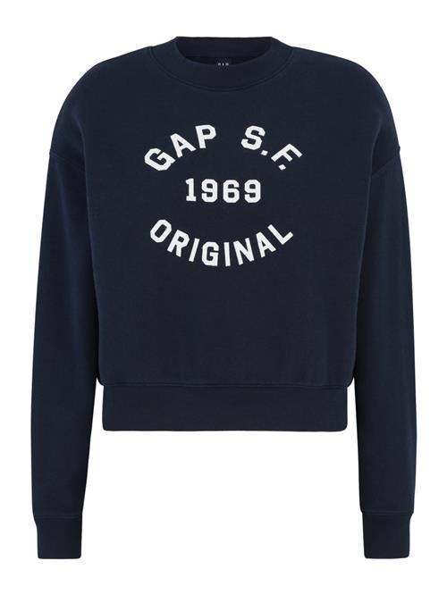 Se Gap Petite Sweatshirt  navy / hvid ved About You