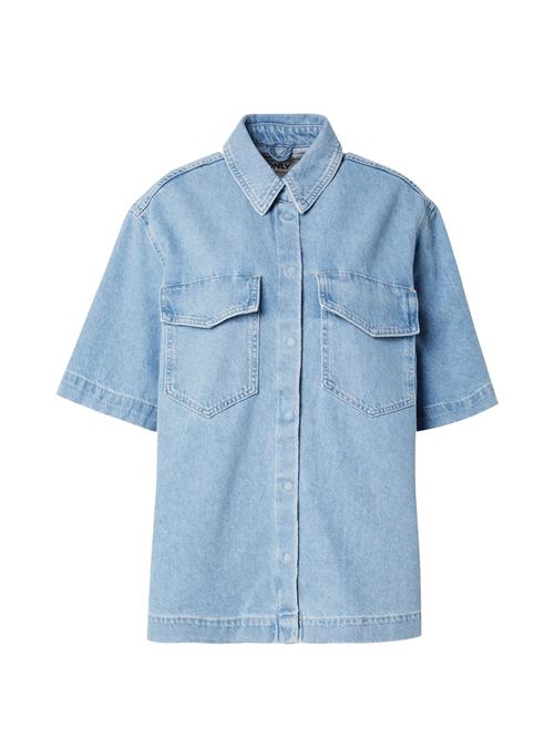 ONLY Bluse  blue denim