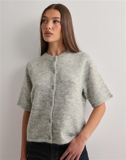 Selected Femme - Grå - Slflulu 2/4 Knit Cardigan Noos