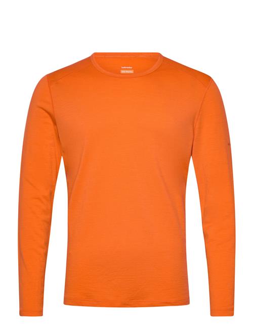 Men Merino 200 Oasis Ls Crewe Icebreaker Orange