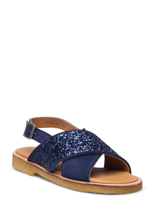 Sandals - Flat - Open Toe - Op ANGULUS Blue