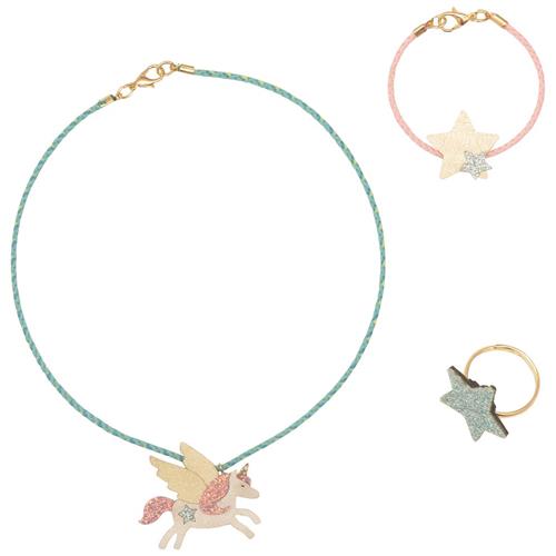 Mimi & Lula Flying Unicorn Smykkesæt Dreamland One Size      kvinde