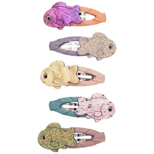 Se Mimi & Lula Mini Goldfish 5 Hårklemmer Sealife One Size      kvinde ved Babyshop