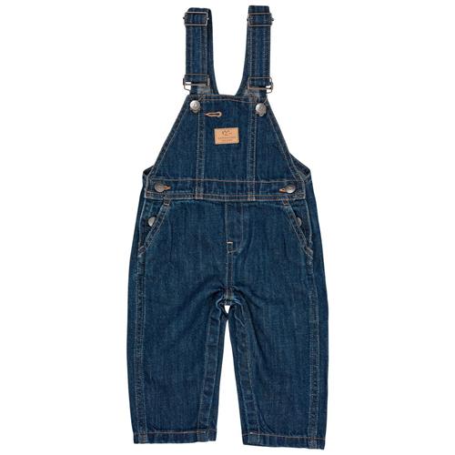 Copenhagen Colors Organic Baby Overalls  Dark Indigo Blue Washed 86 cm  Blå  86 cm  Unisex