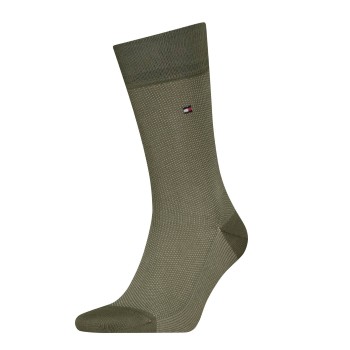 Tommy Hilfiger Legwear Tommy Hilfiger Strømper Men Premium Birdseye Socks Grøn Str 43/44 Herre